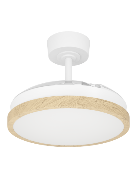 CeilingFan with light White - MALPICA