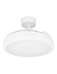 Ventilador de techo con luz Blanco - MALPICA