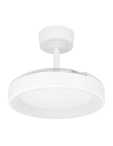 Ventilador de techo con luz Blanco - TORREYA