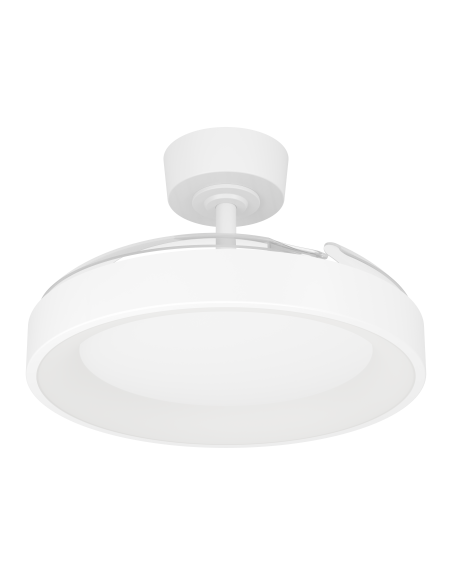 Ventilador de techo con luz Blanco - TORREYA
