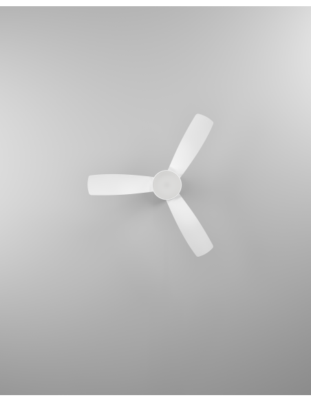 Ventilador de techo con luz Blanco - BONASSOLA