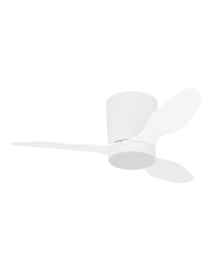 Ventilador de techo con luz Blanco - BARACARÈS