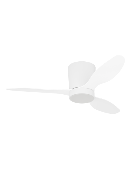Ventilador de techo con luz Blanco - BARACARÈS