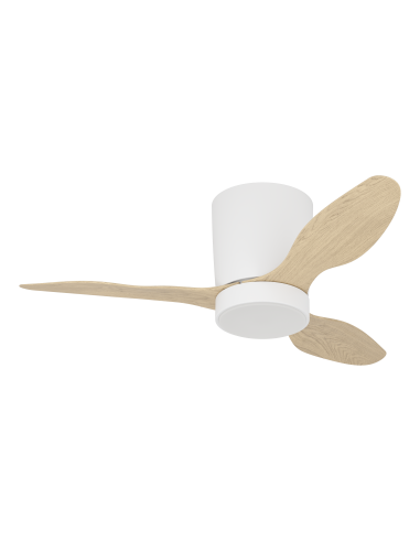 Ventilador de techo con luz Blanco - BARACARÈS