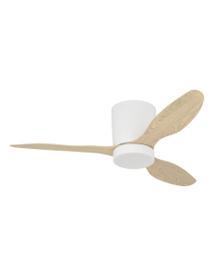 Ventilador de techo con luz Blanco - BARACARÈS