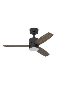 Ventilador de techo con luz Negro - BARACARÈS