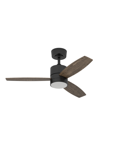 CeilingFan with light Black - BARACARÈS