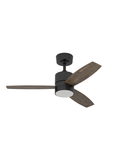 CeilingFan with light Black - BARACARÈS