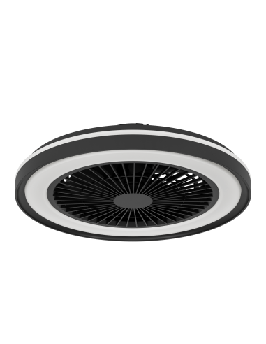 Ventilador de techo con luz Negro - SINT ANDRÉ