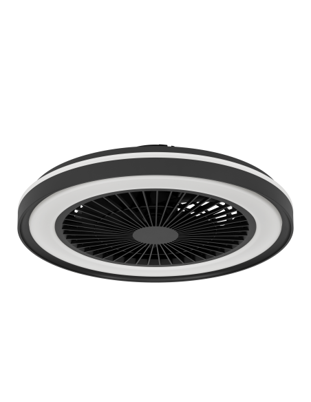 Ventilador de techo con luz Negro - SINT ANDRÉ