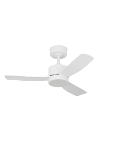 Ventilador de techo con luz Blanco -...