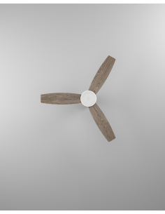 Ventilador de techo con luz Blanco - BARACARÈS 2