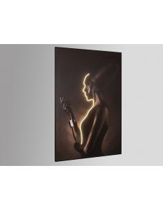 Cuadro silueta con luz LED... 2