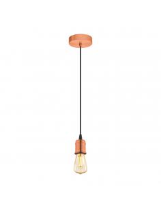 EGLO 32539 - YORTH Copper pendant lamp in brushed copper steel