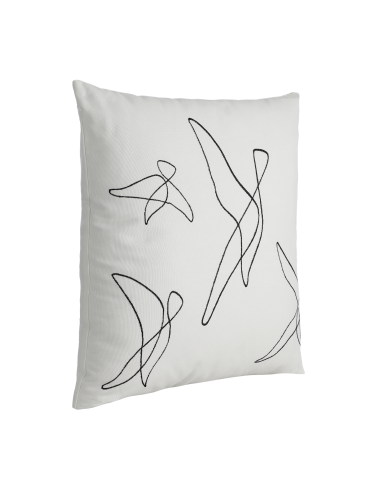 CHEVERY Cushion White black