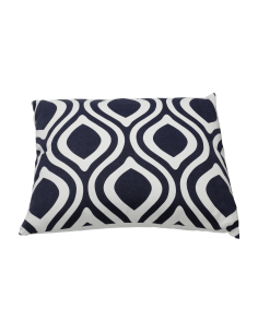 CHEVERY White Blue Cushion