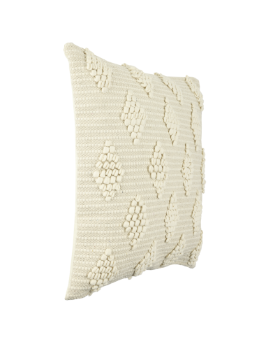 CHEVERY Cojín Crema-blanco
