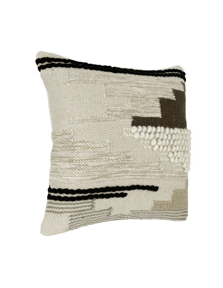CHEVERY Dark brown cream cushion