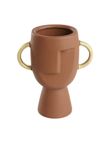 RADISSON Ceramic Vase Coffee Rust