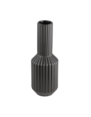 HIRADO Black ceramic vase