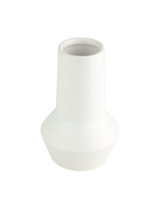 HIRADO Jarrón de cerámica Blanco