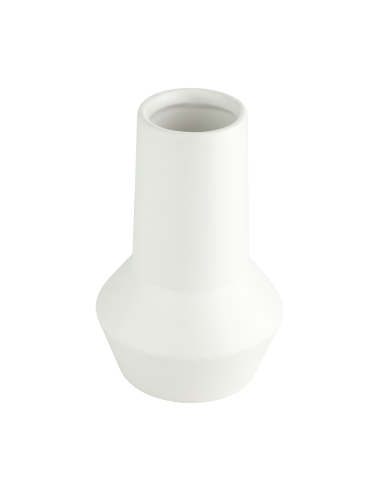 HIRADO Jarrón de cerámica Blanco