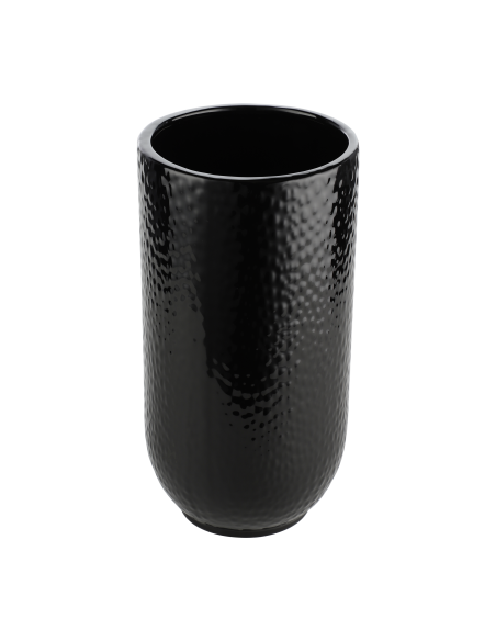 BUGALLON Black ceramic vase