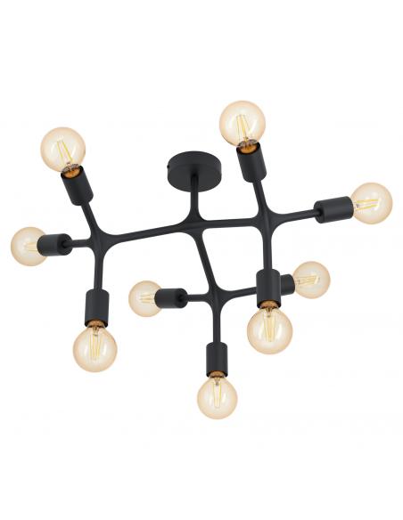 EGLO 98318 - BOCADELLA 1 Living Room Lamp in Black Steel