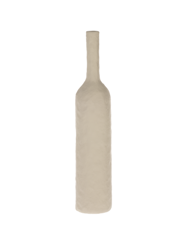 CANTILAN Jarrón de metal Crema-blanco