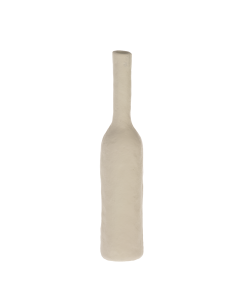CANTILAN Jarrón de metal Crema-blanco