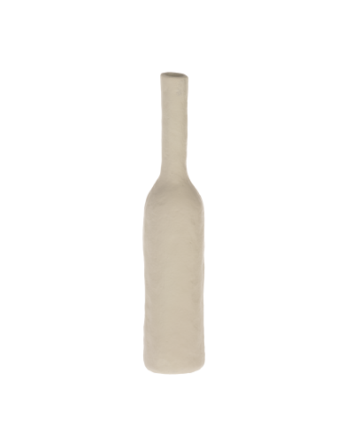 CANTILAN Jarrón de metal Crema-blanco