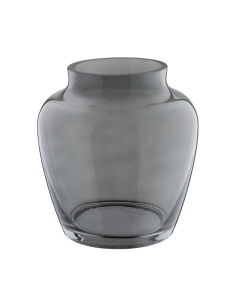 ASINDRO Jarrón de cristal Gris