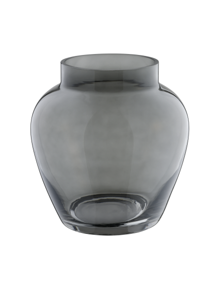 ASINDRO Glass Vase Gray