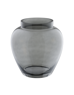 ASINDRO Glass Vase Gray