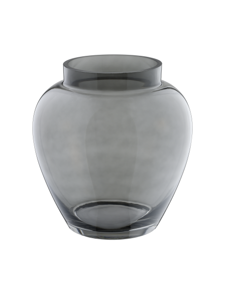 ASINDRO Jarrón de cristal Gris