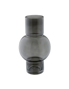 AMPITABE Gray Glass Vase