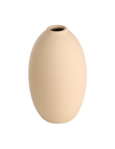 ANJABE Jarrón de cerámica Beige