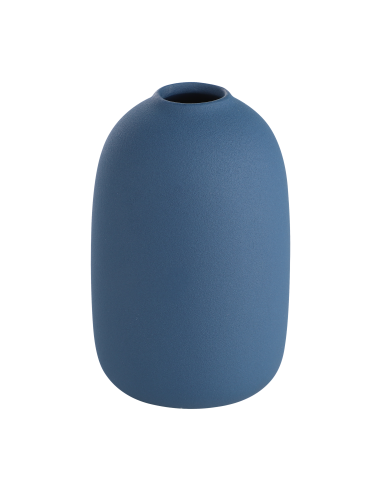 ANJABE Jarrón de cerámica Azul