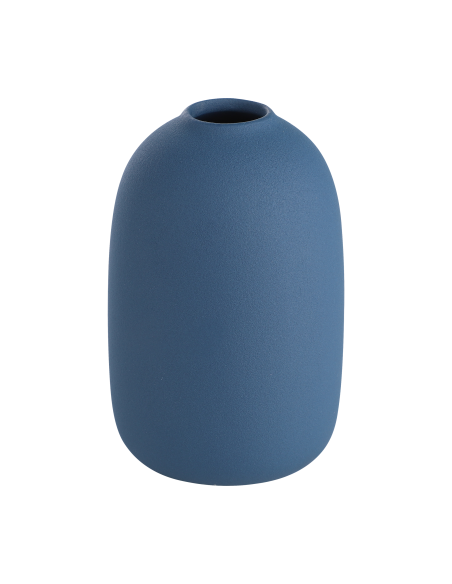 ANJABE Jarrón de cerámica Azul