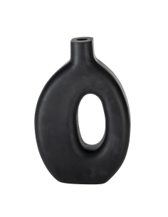 MELOBODY Wooden Vase Black