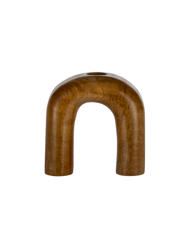 MELOBODY Jarrón de madera Naturaleza