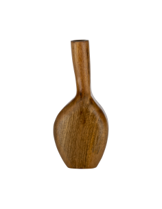 MELOBODY Jarrón de madera Naturaleza