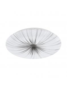 EGLO 98325 - NIEVES LED ceiling light in white steel and acrylic