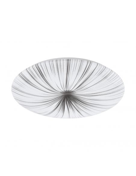 EGLO 98326 - NIEVES LED ceiling light in white steel and acrylic