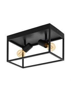 EGLO 98332 - SILENTINA Living Room Lamp in Black Steel