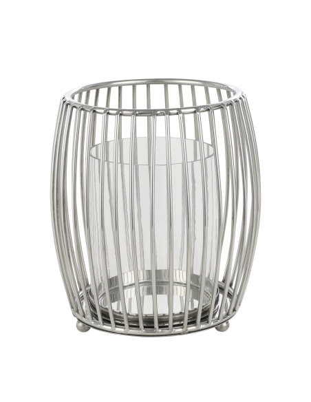 RUMOI Chrome Candle Holder