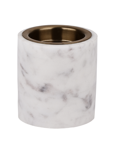 ROUYIN Candelabro Blanco dorado