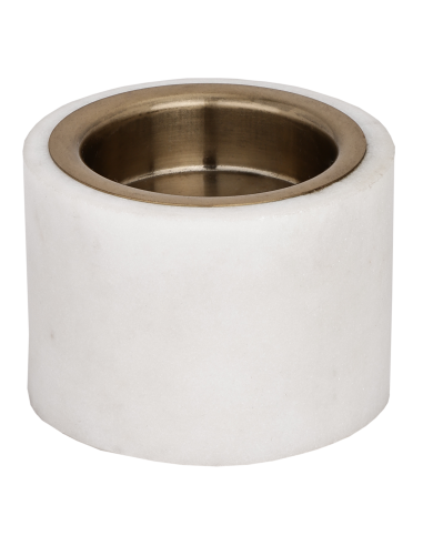 ROUYIN Candelabro Blanco dorado