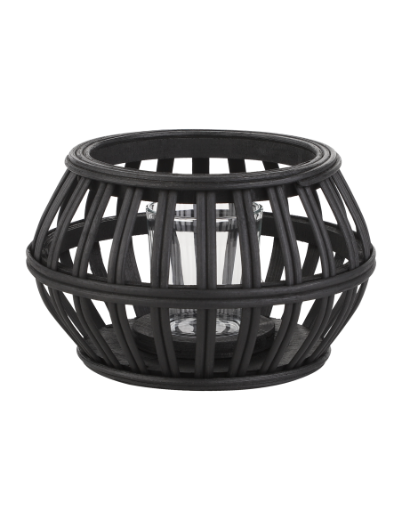 BUNAWAN Black Candle Holder