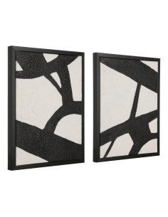 ROBERVAL Black White Image Set 2und